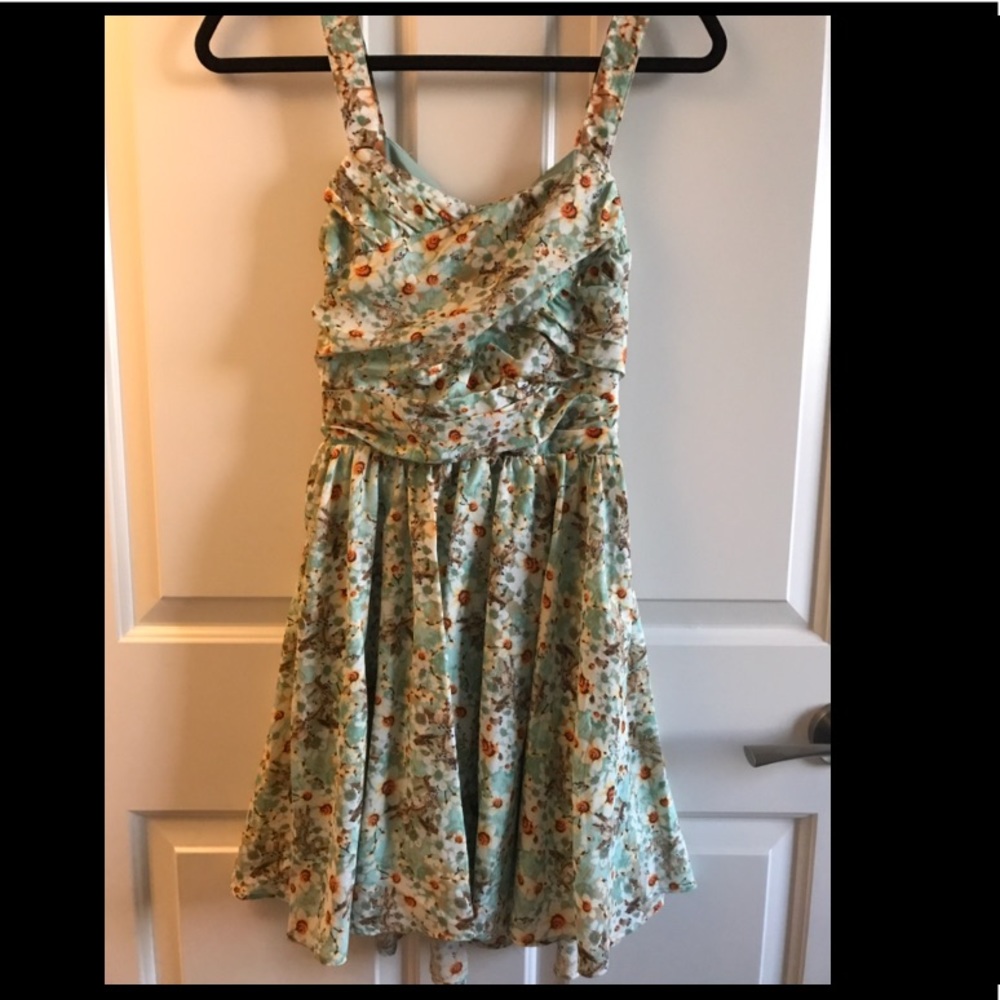 Flower sweetheart dress